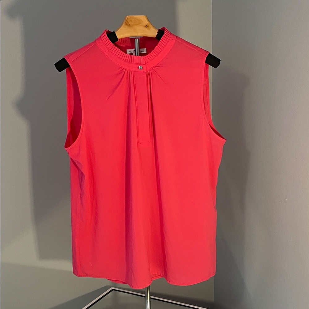 Calvin Klein Vibrant Sleeveless Blouse pink nwot